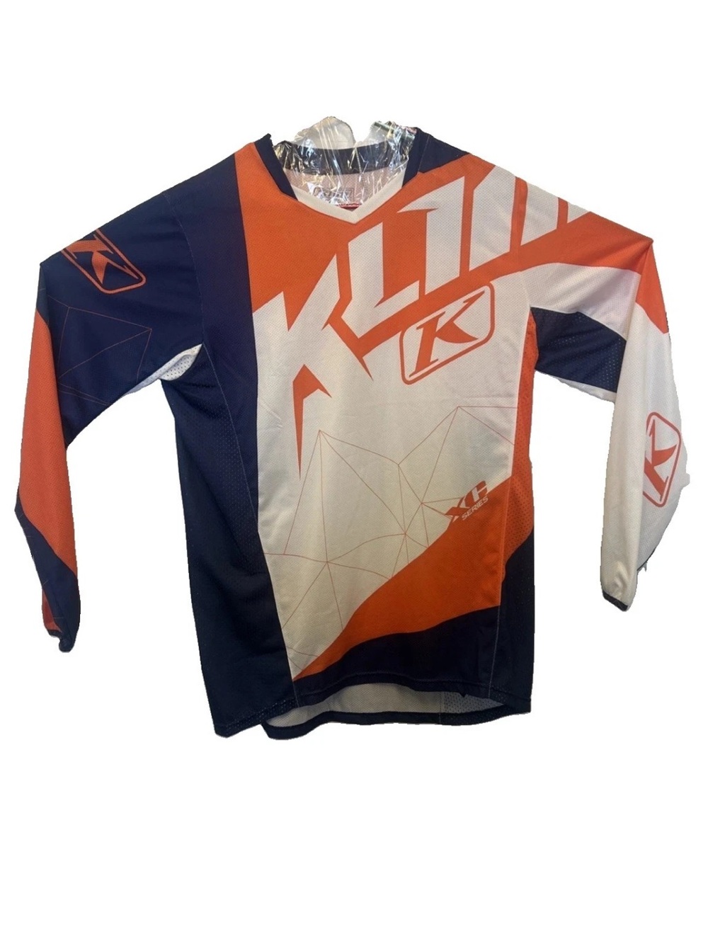 Klim XC Series Jersey Mens Large Navy/Orange/White Mesh Motocross Racing Large